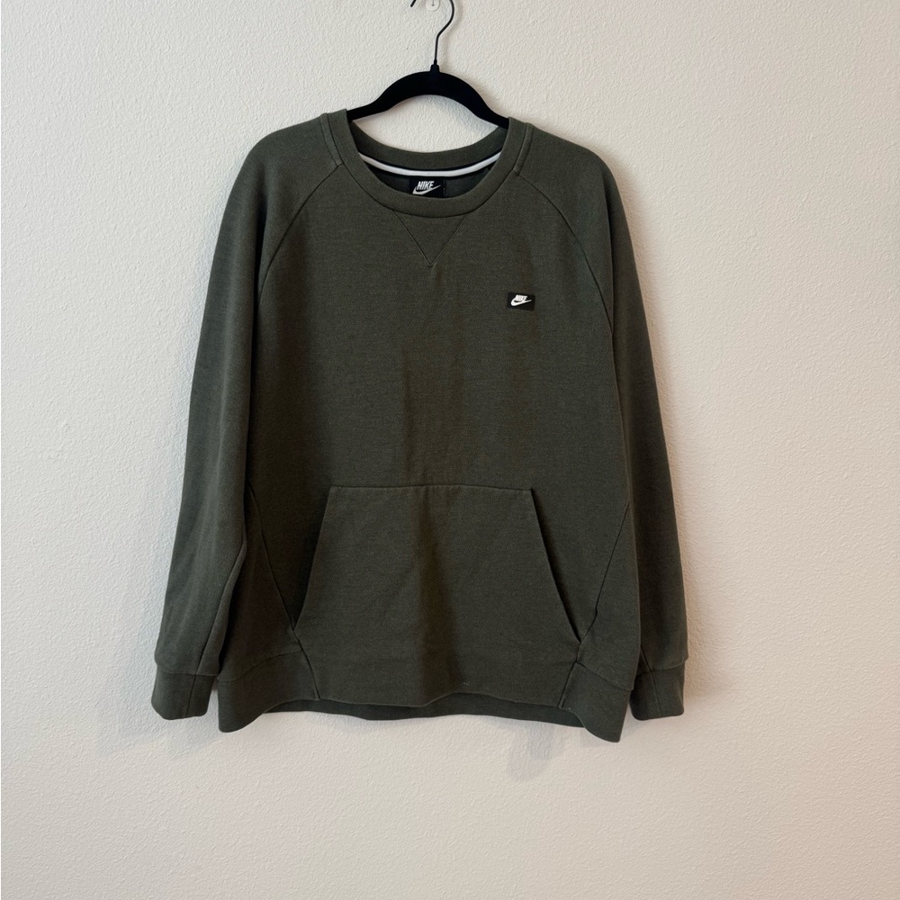 Green Nike sweater size large men's